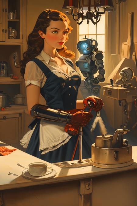 11572-4099687763-masterpiece,best quality,_lora_tbh213-_0.7_,illustration,style of Enoch Bolles portrait of Housework robots.png